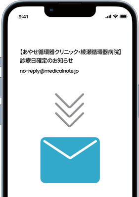 メール確定イメージ